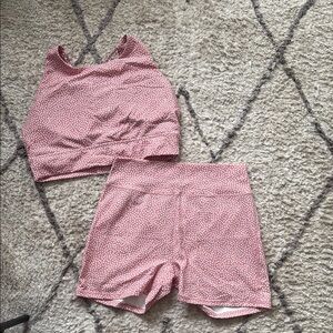 BuffBunny Pink Polka Dot Matching Set | XL